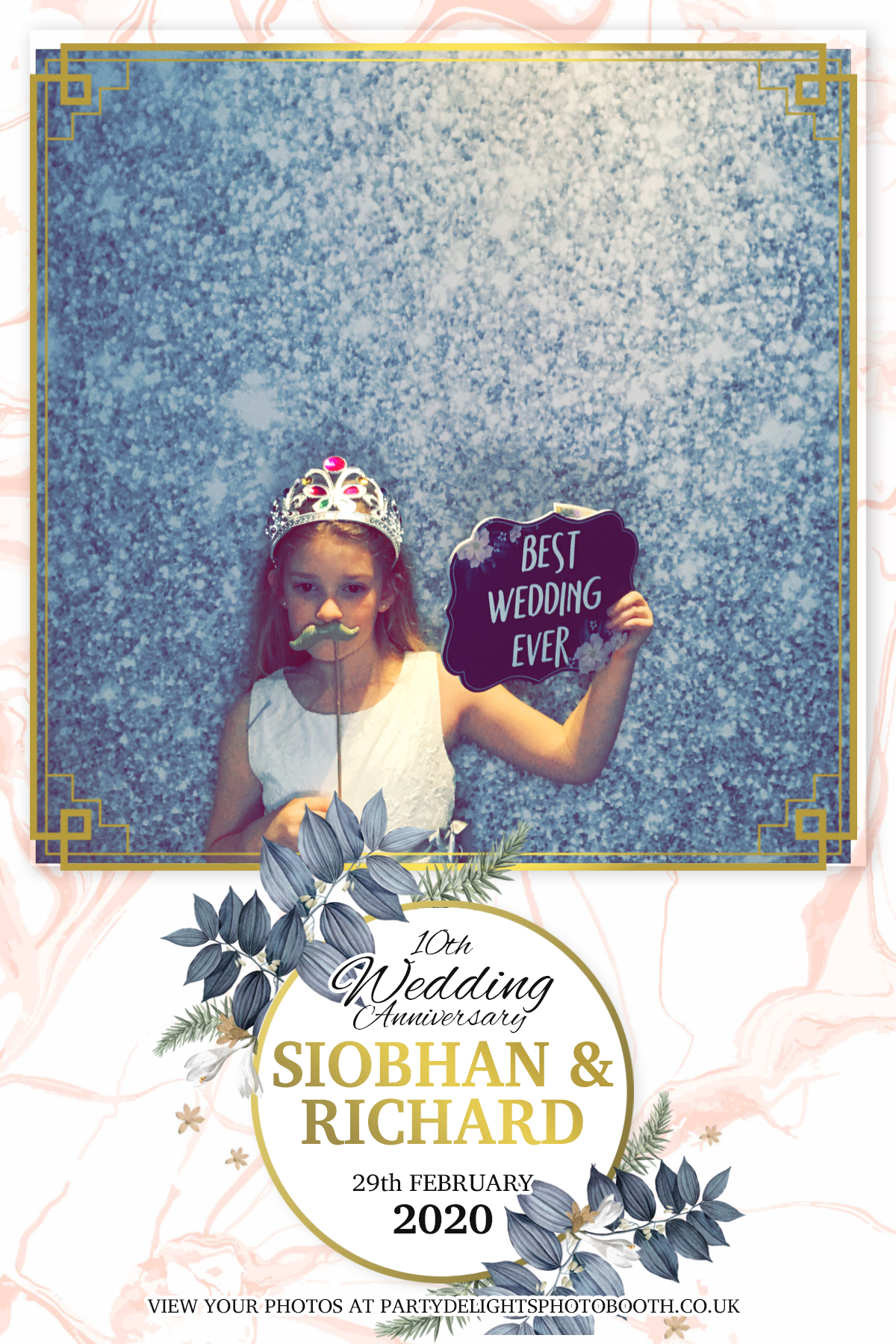 Siobhan and Richards Vow renewal  | View more photos from the event at gallery.partydelightsphotobooth.co.uk/u/PartyDelightsPhotoBooth/Siobhan-and-Richards-Vow-renewal